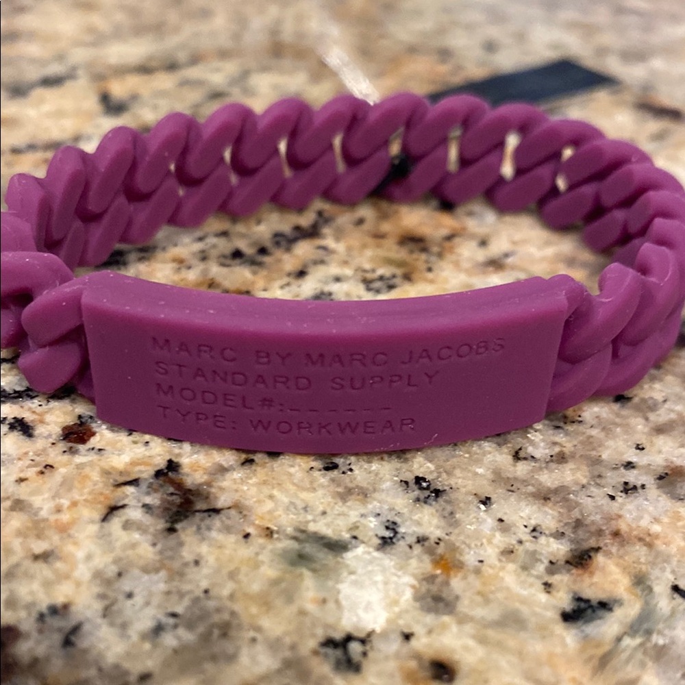 Marc Jacobs Purple Braided Bracelet